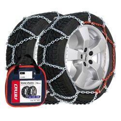 Auto riteņu ķēdes - AMIO KB240 (2gb.), biezums 16mm ― AUTOERA.LV