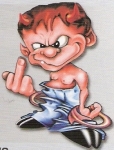 Auto uzlīme "Finger'' ― AUTOERA.LV