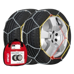 Auto riteņu ķēdes - AMIO KNS120 (2gb.) , biezums 9mm ― AUTOERA.LV