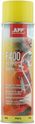 Profilu konservācijas līdzeklis (dzeltens) APP F400 Profil Aerosol, 500ml.  ― AUTOERA.LV