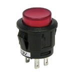 Starter button switch - 12V - 20A, ⌀15mm ― AUTOERA.LV