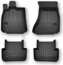 3D salona paklāju komplekts priekš Audi A4 B8 (2007-2015) / A5 (2009-2015) vanniņas ― AUTOERA.LV
