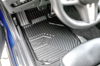 3D salona paklāju komplekts priekš Audi A4 B8 (2007-2015) / A5 (2009-2015) -aizmugurējie neder A5 COUPE