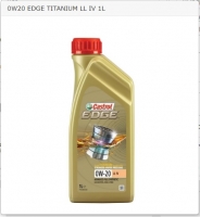 Sintētiskā eļļa - Castrol EDGE TITANIUM LL IV, 0W20, 1L