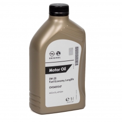 Sintētiskā motoreļļa - OPEL FE LONGLIFE 0W20, 1L  ― AUTOERA.LV