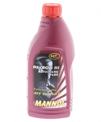 Sintētiska eļļa automātiskām ātrumkārbām - Mannol DEXRON III AUTOMATIC PLUS, 1L ― AUTOERA.LV