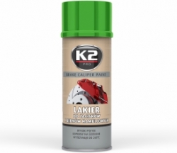 Temperatūrizturīgā krāsa suportiem (zaļa) - K2 Brake Caliper Paint, 400ml.  ― AUTOERA.LV