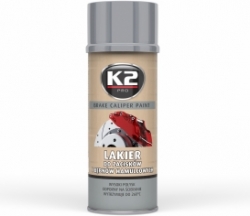 Temperatūrizturīgā krāsa suportiem (sudrabs) K2 Brake Caliper Paint 400ml. 