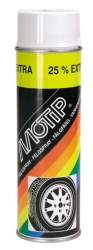 Spīdīga balta disku krāsa Motip, 500ml. +25% EXTRA ― AUTOERA.LV