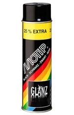 Krāsa melna glancēta - MOTIP, 500ml.+25% EXTRA  ― AUTOERA.LV