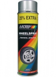 Disku krāsa sudrabota - MOTIP WHEELSPRAY 500ml. (+25% EXTRA)