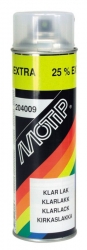 Matētā akrila lāka (caurspīdīgs), 500ml. + 25% Extra ― AUTOERA.LV