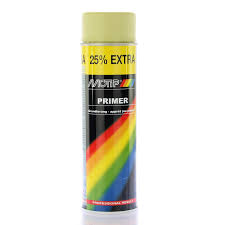 Gaiši dzeltena (bēša) gruntskrāsa - Motip Primer, 500ml +25% EXTRA ― AUTOERA.LV