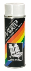Balta spīdīga ādas un vinilas krāsa - MOTIP, 400ml. ― AUTOERA.LV