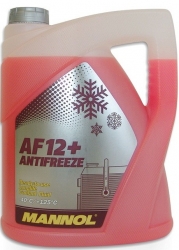 Dzesēšanas šķidrums sarkans - Mannol ANTIFREEZE AF12 -40C°, 5L ― AUTOERA.LV