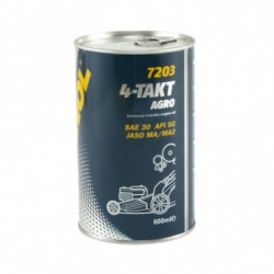 Minērālā eļļa - Mannol 4-Takt AGRO (SAE30), 600ml.