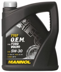 Sintētiskā eļļa - Mannol O.E.M. FORD, VOLVO SAE 5W-30, 4L  ― AUTOERA.LV