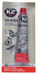 Sarkans silikona hermētiķis - K2, 85g. ― AUTOERA.LV