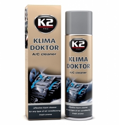 Gaisa kondicionētāja tīrītājs un atsvaidzinātājs - K2 PRO KLIMA DOKTOR 500ml.