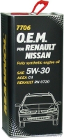Sintētiskā eļļa - Mannol NISSAN, RENAULT SAE 5W-30, 1L 