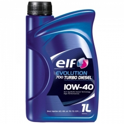 Pussintētiskā eļļa  - ELF EVOLUTION 700 TURBO DIESEL 10W40, 1L  ― AUTOERA.LV