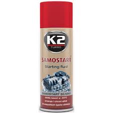 Starta gāze/Cold Start/SAMOSTART K2 TURBO Starting Fluid (-54C)  400ml.