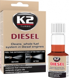  Dīzeļdegvielas sistēmas attīrītājs - K2 DIESEL 50ml.