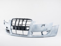 Front bumper with holes for washers & holes for sensors Audi A6 C6 (2004-2008) ― AUTOERA.LV