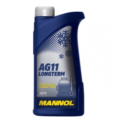 Концентрат - MANNOL LONGTERM ANTIFREEZE AG11, 1Л (синий цвет) ― AUTOERA.LV