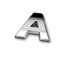 Uzlīme 3D - burts A ― AUTOERA.LV