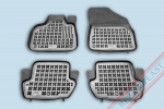 Rubber floor mat set  Citroen DS5 (2011-2015) with edges  ― AUTOERA.LV