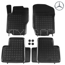 Gumijas paklāju kompl. Mercedes-Benz ML-class W164 (2005-2011), vanniņas ― AUTOERA.LV