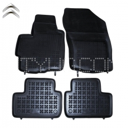 Gumijas paklāju kompl. Mitsubishi ASX (2010-2017)/ Citroen C4 Aircross (2012-2017) Peugeot 4008 (2012-2019) , vanniņas ― AUTOERA.LV