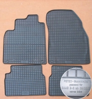 Gumijas paklāju komp. Saab 9-3 (2002-2008)