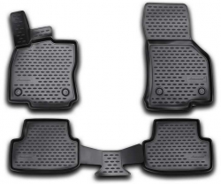 3D Gumijas paklāju komp. Audi A3 (2012-) /VW Golf VII (2012-) / Seat Leon (2012-), vanniņas ― AUTOERA.LV