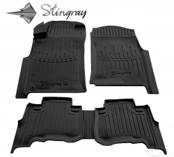 Gumijas paklāju komplekts priekš Toyota Land Cruiser 120 (2002-2009)  ― AUTOERA.LV