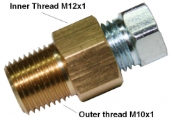 Pāreja no M12X1 uz M10X1 ― AUTOERA.LV