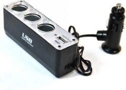 Piepipetāja līgzda, 12V (3x + USB)  ― AUTOERA.LV
