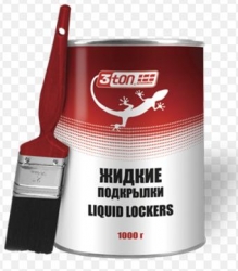 Spārnu apstrādes līdzeklis (melns gumijots slānis bez smaržas) - 3TON, 1kg.   ― AUTOERA.LV