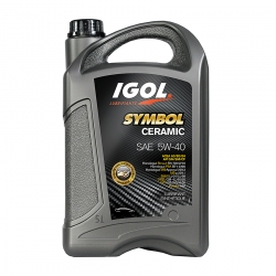 Sintētiskā motoreļļa - IGOL SYMBOL CERAMIC 5W40, 5L ― AUTOERA.LV