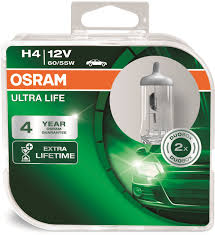 Pamatluktura spuldzes - OSRAM ULTRA LIFE H4 60/55W, 12V ― AUTOERA.LV
