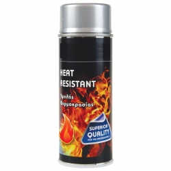 Silver high heat spray paint DECO 690C, 400ml.   ― AUTOERA.LV