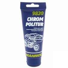 Pulēšanas līdzeklis hromētajām virsmām - Mannol Chrom Politur 100g.