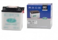 Moto battery LandPort 6Ah, 6V / without acid, dry ― AUTOERA.LV