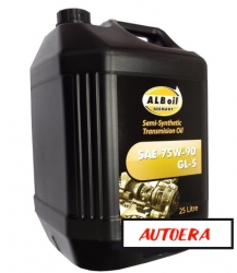 Mehāniskās pārnesumkārbas eļļa  - ALB OIL 75W-90, GL5, 25L ― AUTOERA.LV