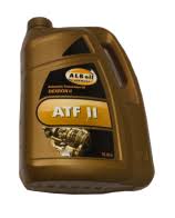 Sintētiskā autom.transmissijas eļļa (sarkana krāsa) -  ALB OIL ATF-2, 5L ― AUTOERA.LV