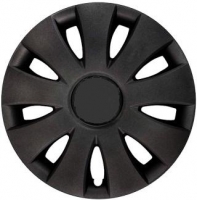 Dekoratīvo disku uzliku komplekts - Aura Black, 14"