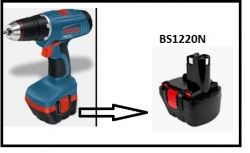 Akumulātors priekš BOSCH PSR 12.0V, 3000mАh, Ni-MH (PSR12-2)  ― AUTOERA.LV