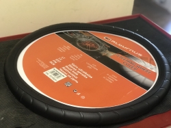 Stūres apvalks melnā krāsa 43-45cm