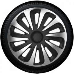 Disku uzliku komplekts - Caliber Carbon Silver-Black, 16" ― AUTOERA.LV
